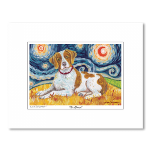 Brittany Starry Night Matted Print
