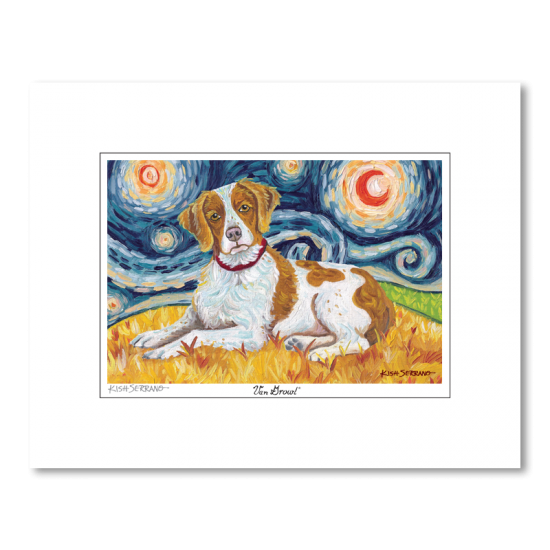 Brittany Starry Night Matted Print