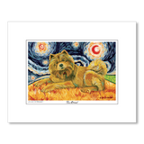 Chow Tan Starry Night Matted Print