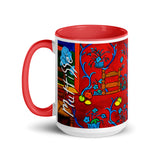 Boston Terrier Coffee Mug, Boston Terrier Gift, Boston Terrier Art Inspired by Matisse