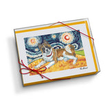 Akita Starry Night Notecard Set