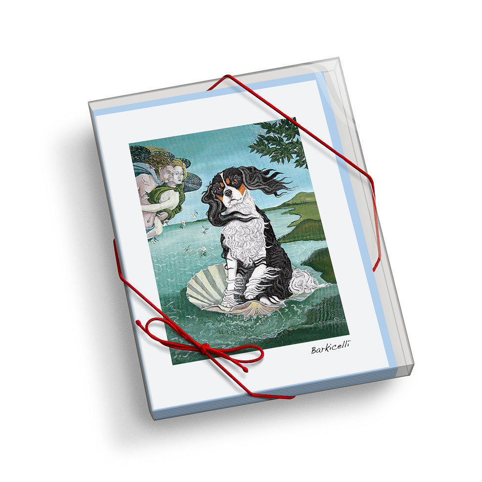 Cavalier King Charles Barkicelli Notecard Set