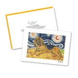 Bloodhound Starry Night Notecard Set