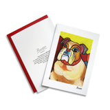 Bulldog Pawcasso Notecard Set
