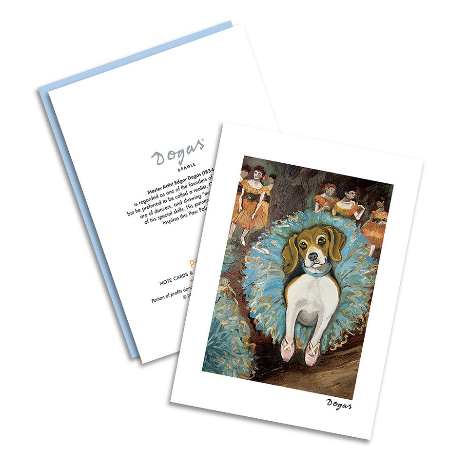 Beagle Dogas Notecard Set