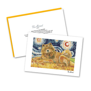 Chow Tan Starry Night Notecard Set