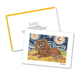 Cavalier King Charles Ruby Starry Night Notecard Set