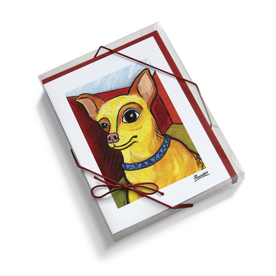Chihuahua Pawcasso Notecard Se