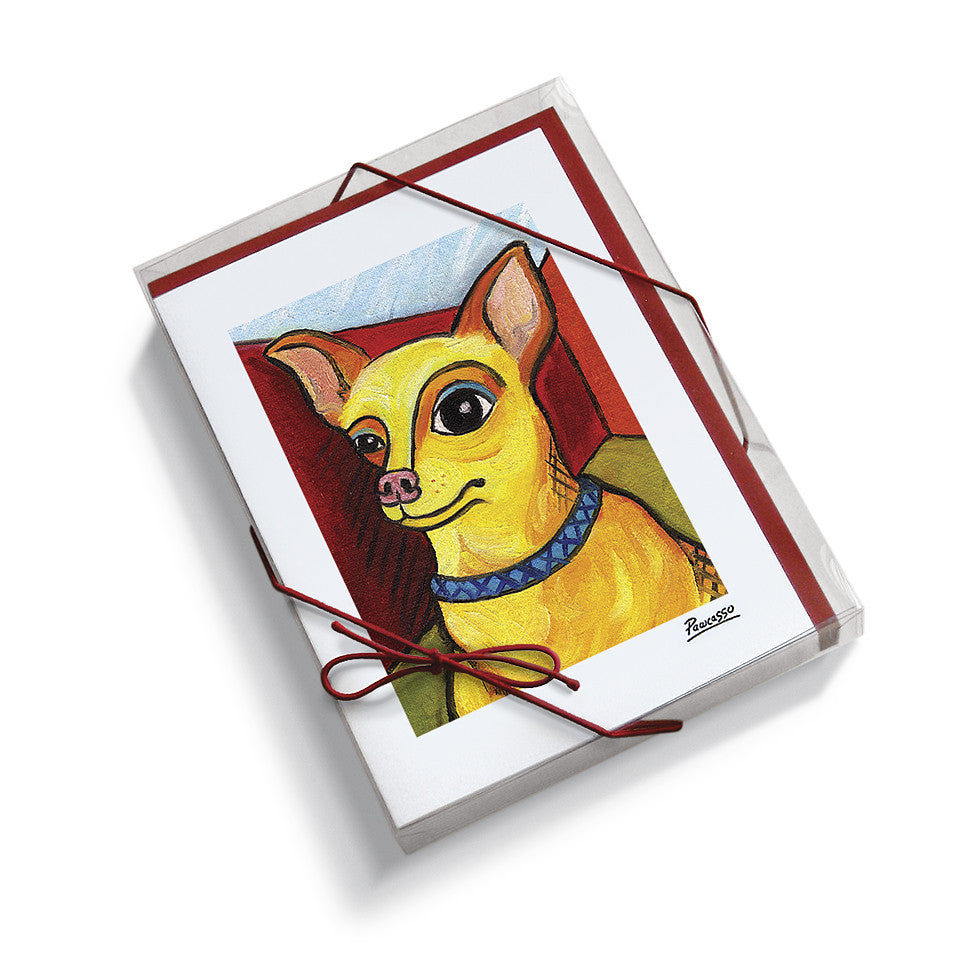 Chihuahua Pawcasso Notecard Se