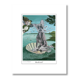 Chinese Crested Barkicelli Matted Print