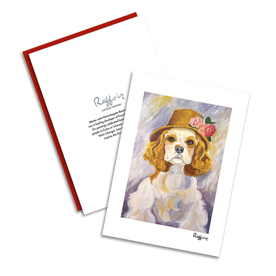 Cocker Spaniel Ruffoir Notecard Set