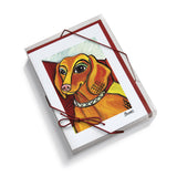 Dachshund Pawcasso Notecard Set