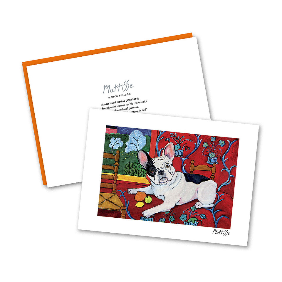 French Bulldog Muttisse Notecard Set