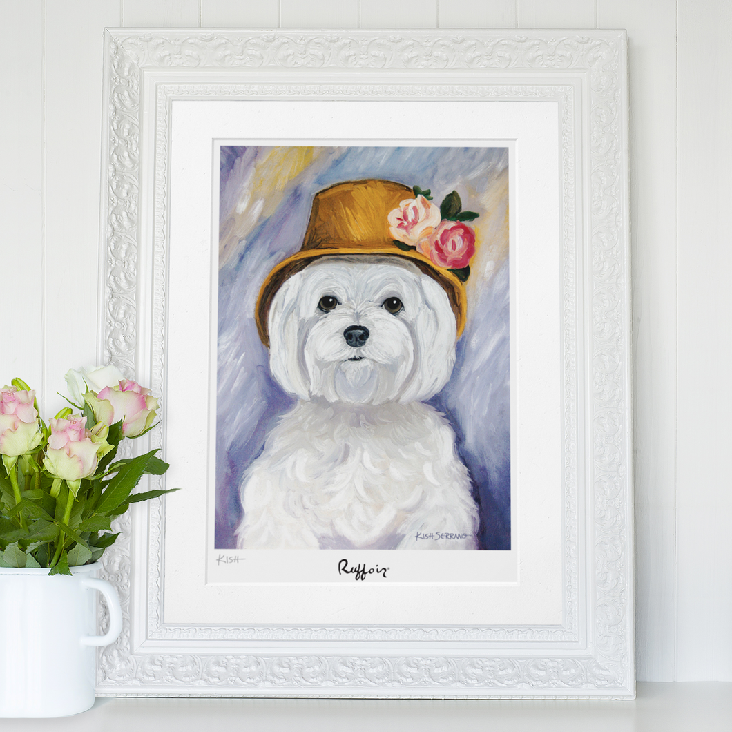 Maltese Ruffoir Matted Print