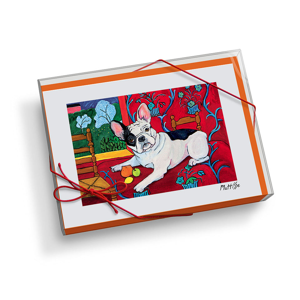 French Bulldog Muttisse Notecard Set