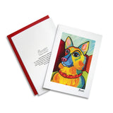 German Shepherd Pawcasso Notecard Set