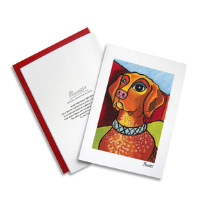 German Shorthair Pointer Pawcasso Notecard Set