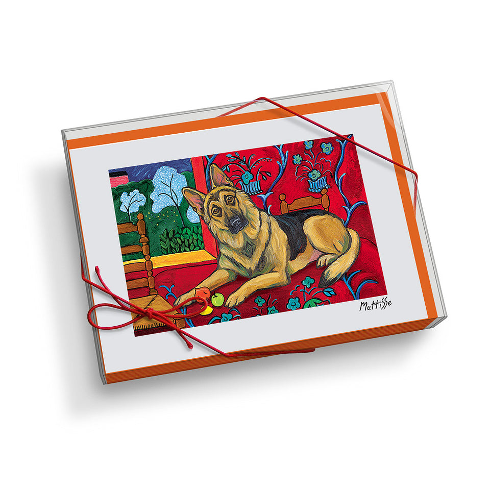 German Shepherd Muttisse Notecard Set