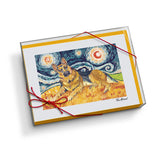 German Shepherd Starry Night Notecard Set