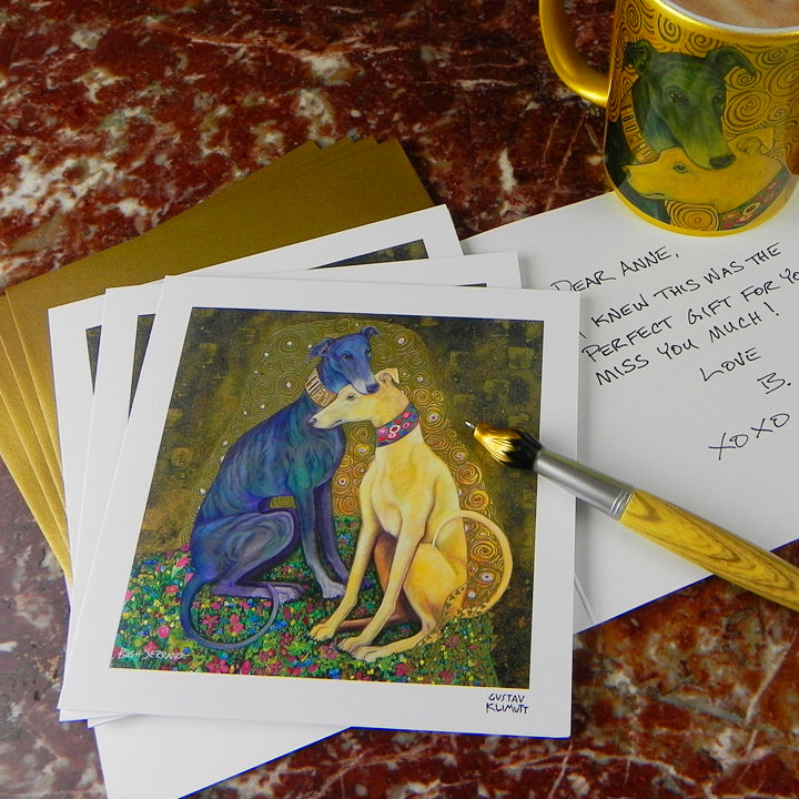 Greyhound Kiss Note Cards (SET OF 10)