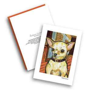 Chihuahua Labark Notecard Set