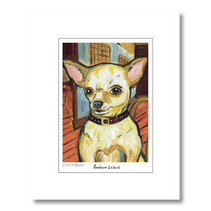 Chihuahua Labark Matted Print