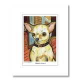 Chihuahua Labark Matted Print
