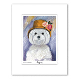 Maltese Ruffoir Matted Print