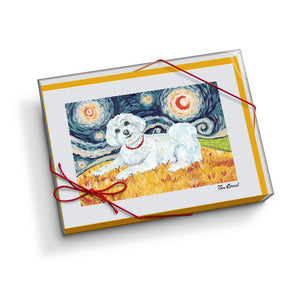 Maltese Starry Night Notecard Set