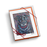 Labrador Retriever Black Pawlick Notecard Set