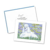 Poodle Bonét Notecard Set