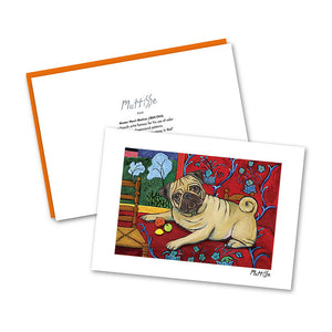 Pug Muttisse Notecard Set