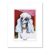 Poodle Pawcasso Matted Print