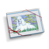 Poodle Bonét Notecard Set