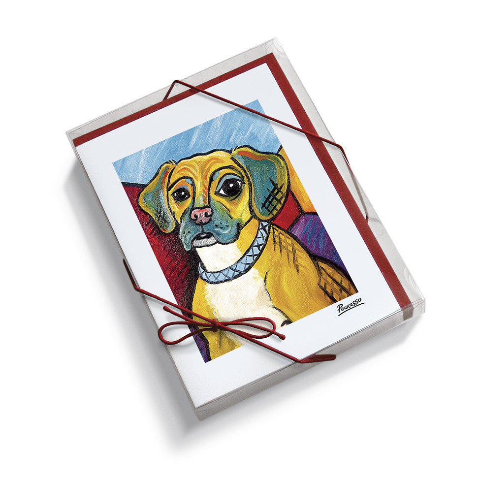 Puggle Pawcasso Notecard Set