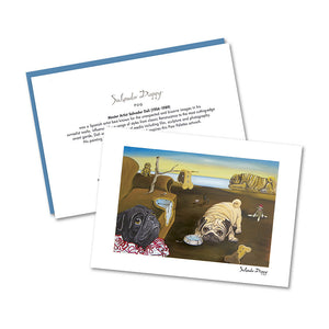 Pug Salvador Doggy Notecard Set