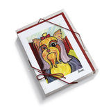 Yorkshire Terrier Pawcasso Notecard Set