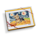 Yorkshire Terrier Starry Night Notecard Set