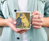 Greyhound Coffee Mug- Art Inspired by Gustav Klimt