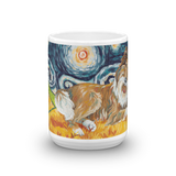 Collie (dark face) STARRY NIGHT Mug-15oz