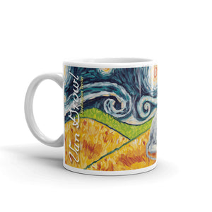 Bedlington Terrier STARRY NIGHT Mug-15oz