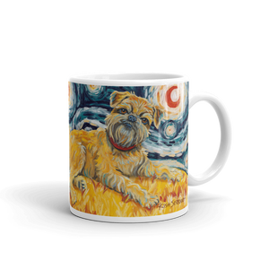 Brussels Griffon  STARRY NIGHT Mug-15oz