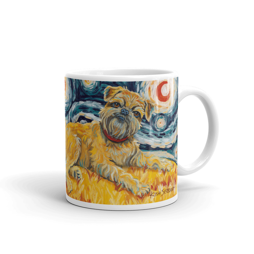 Brussels Griffon  STARRY NIGHT Mug-15oz