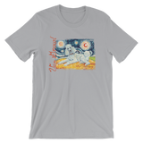 Poodle  (Standard - white)  STARRY NIGHT T-Shirt