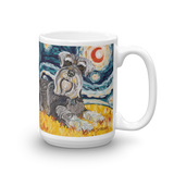 Schnauzer STARRY NIGHT Mug-15oz