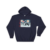 Border Collie Snowy Night Hoodie