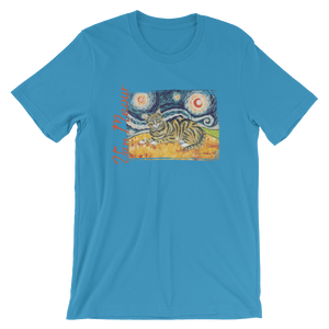 Tabby Cat (shorthaired) STARRY NIGHT T-Shirt