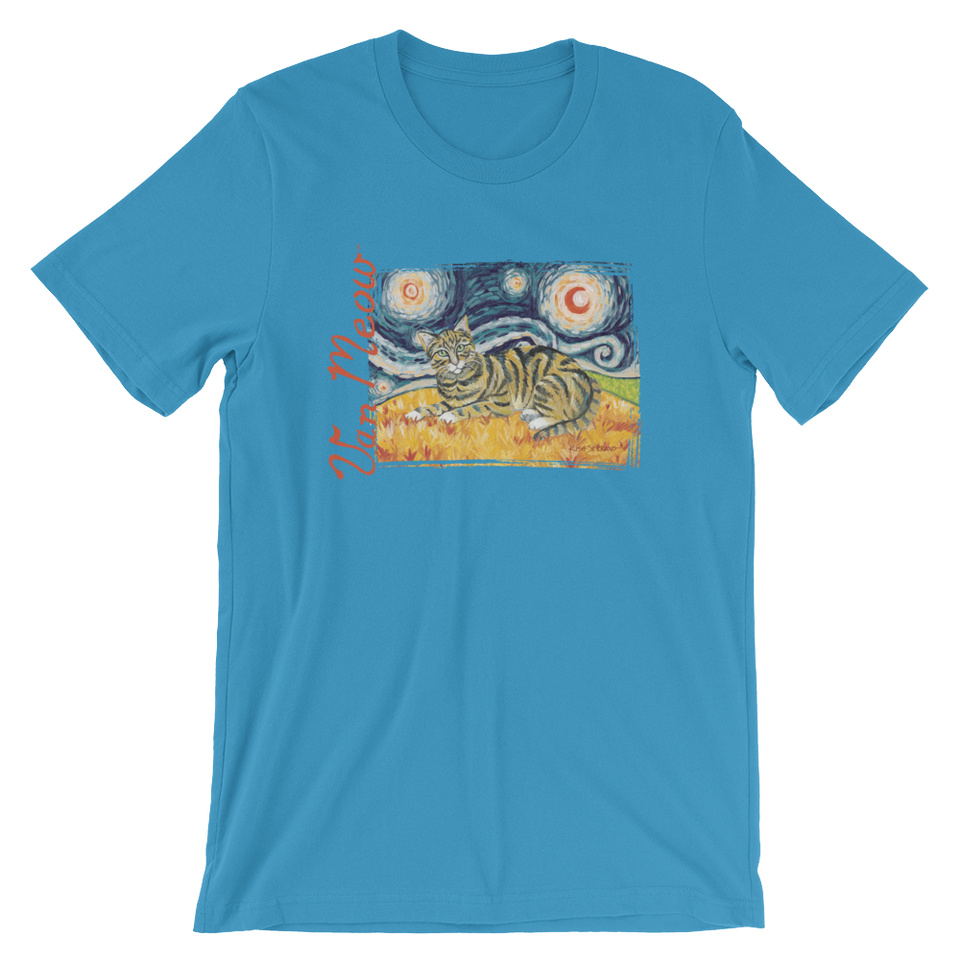 Tabby Cat (shorthaired) STARRY NIGHT T-Shirt