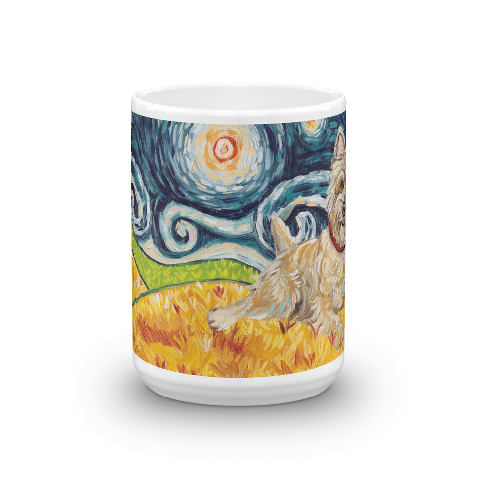 Cairn Terrier (light) STARRY NIGHT Mug-15oz