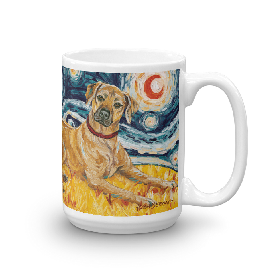 Rhodesian Ridgeback STARRY NIGHT Mug-15oz